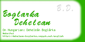 boglarka dehelean business card